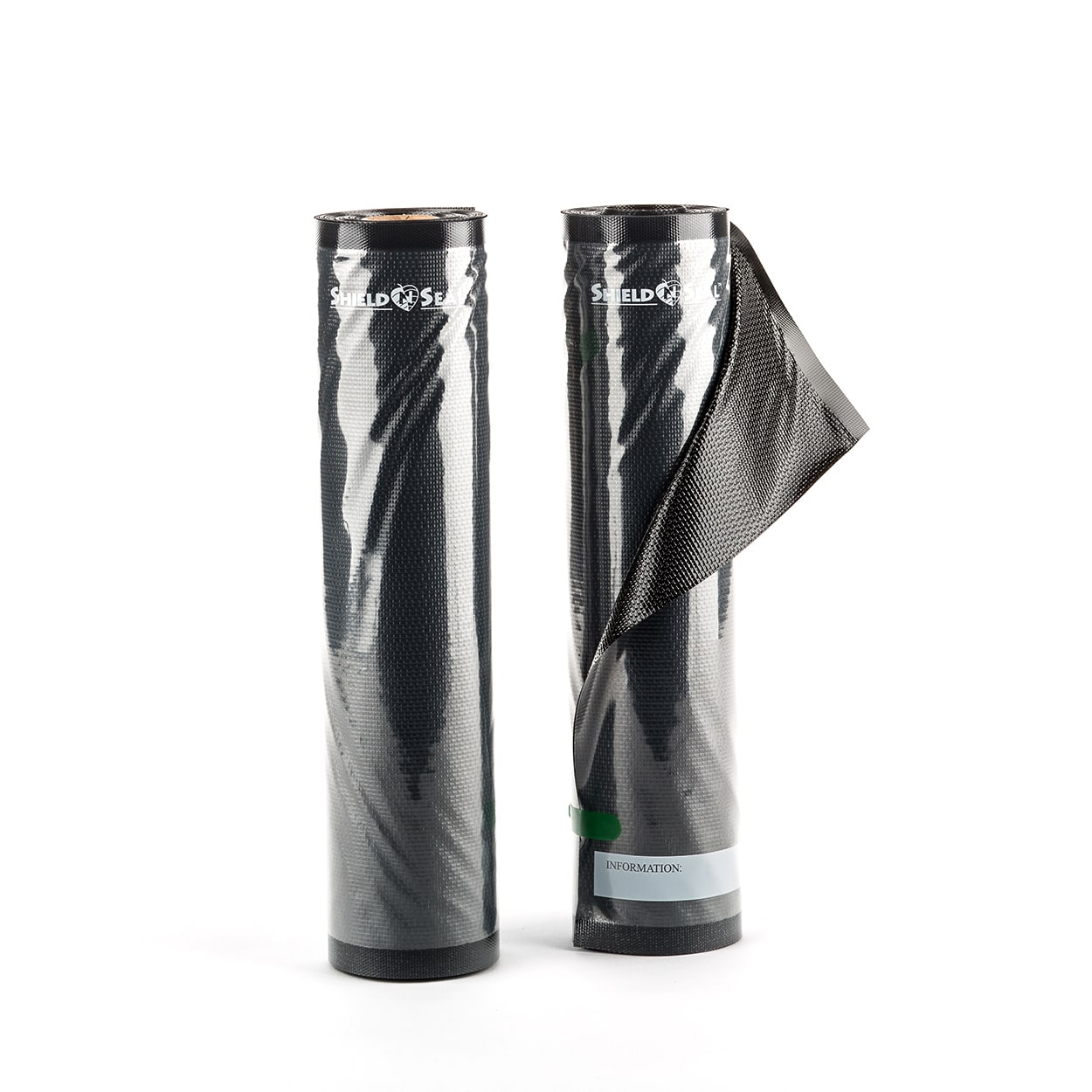 11″ × 19.5″ Black & Clear Vacuum Seal Rolls (2 pack) SNS 100