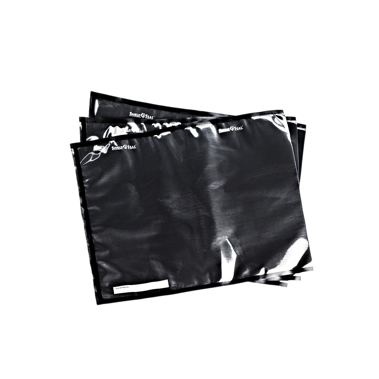 パーツ FOOD SHIELD Vacuum Sealing System 15″ × 20″ Black & Clear Vacuum Seal Bags (50 pack) SNS 500