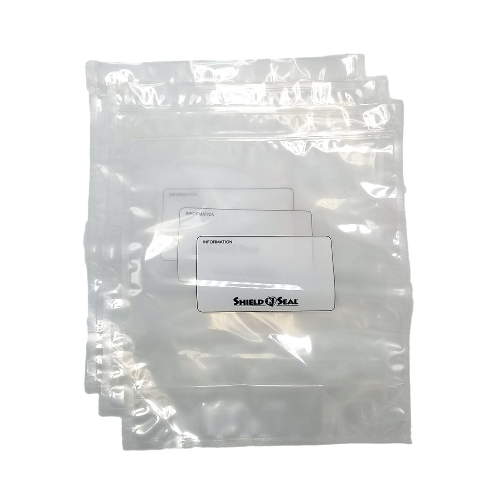 All Clear Impact Seal Bag 14.5” x 13”, 6” gusset w / zipper SNS 3600