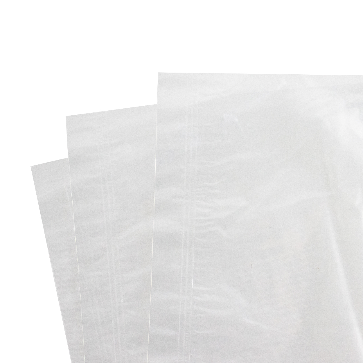All Clear Impact Seal Bag 14.5” x 13”, 6” gusset w / zipper SNS 3600