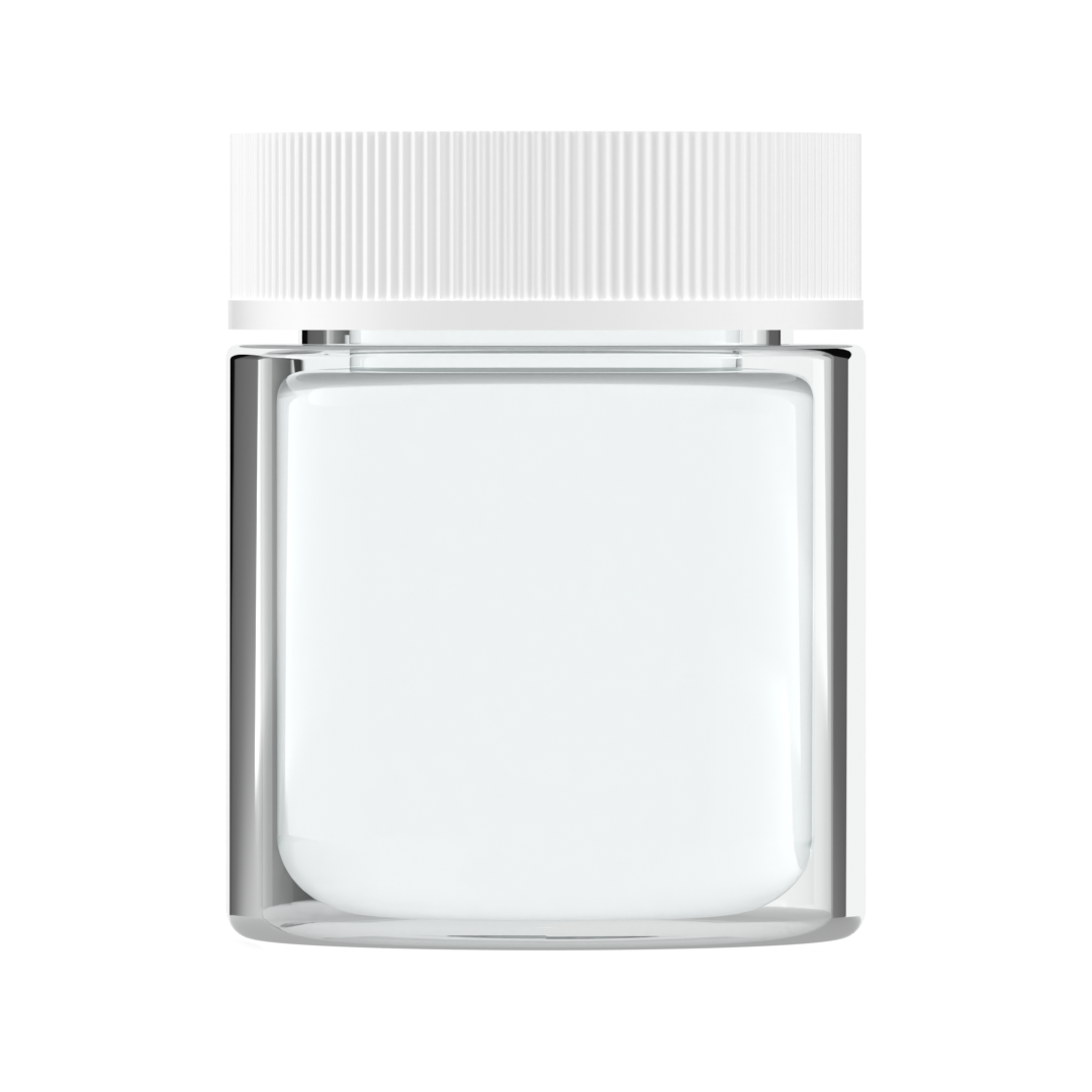 White Flat w/ridges Child Resistant Lid - Image 4